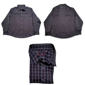 Untuckit Shirt Men's 2XL Polyester Multicolor Long Sleeve Button Up EUCChest